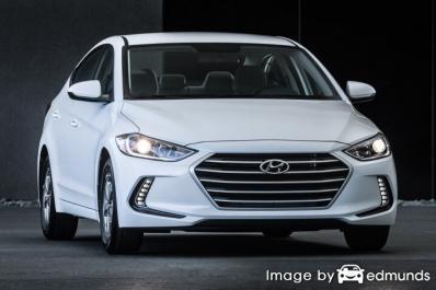 Insurance rates Hyundai Elantra in Atlanta