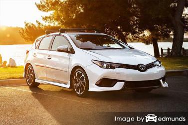 Insurance rates Toyota Corolla iM in Atlanta