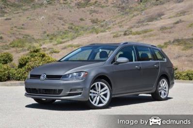 Insurance rates Volkswagen Golf SportWagen in Atlanta
